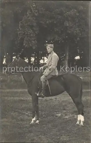 Frankreich WK1 Regiment 4 Kavaleria Pferd  / Militaria WK1 /