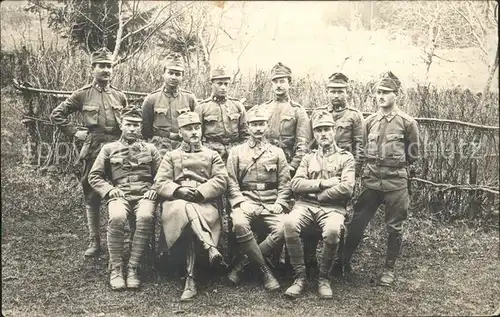 Frankreich WK1 Gruppenfoto / Militaria WK1 /