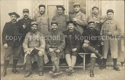 Militaria Frankreich gruppenfoto / Militaria /