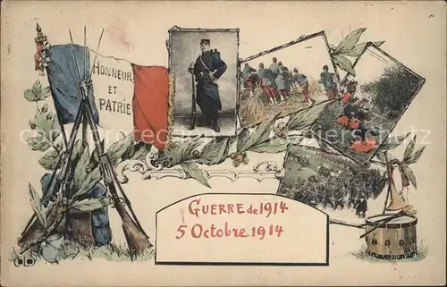 Militaria Politik guerre de 1914 honneur et patrie / Militaria /