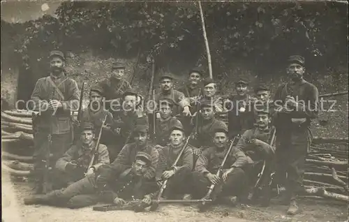 Frankreich WK1 gruppenfoto  / Militaria WK1 /