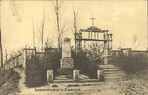 Militaria Frankreich Weltkrieg 1 soldatenfriedhof  / Militaria /