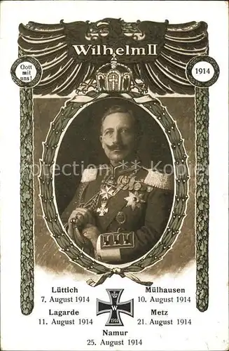 Adel Preussen Wilhelm II.  / Koenigshaeuser /