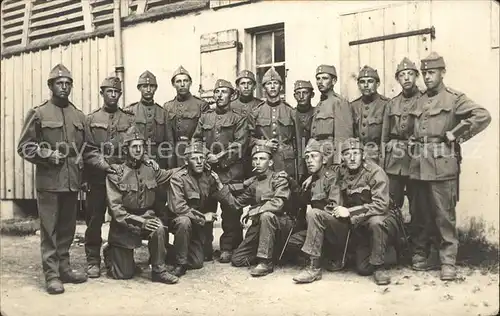 Militaria Frankreich Gruppenfoto WK1 Kat. Militaria