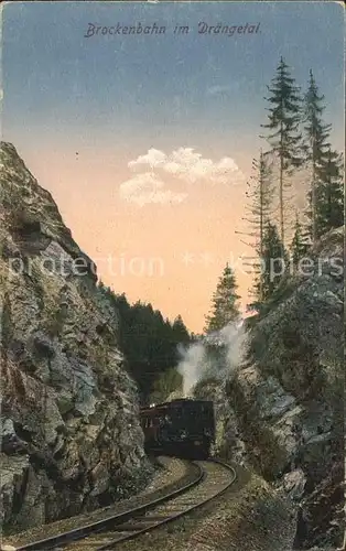 Brockenbahn Draengetal Kat. Bergbahn