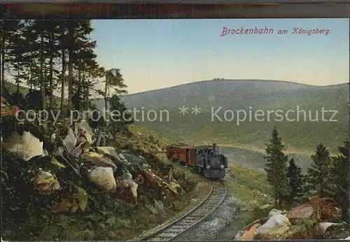 Brockenbahn Koenigsberg Kat. Bergbahn