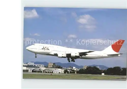Flugzeuge Zivil JAL Japan Airlines Boeing 747 146B JA8170 Kat. Airplanes Avions