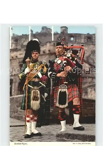 Dudelsack Scottish Pipers Edinburgh  Kat. Musik