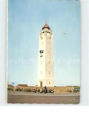 Leuchtturm Lighthouse Noordwijk aan Zee Vuurtoren Kat. Gebaeude