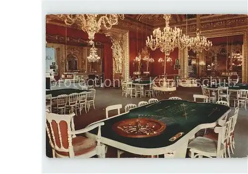 Casino Spielbank Roter Salon Baden Baden Roulette  Kat. Spiel