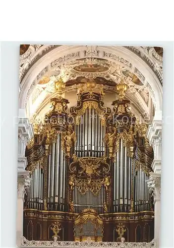 Kirchenorgel Passau St. Stephansdom  Kat. Musik