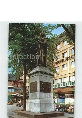 Gutenberg Johannes Buchdruck Denkmal Mainz Kat. Druckereigewerbe