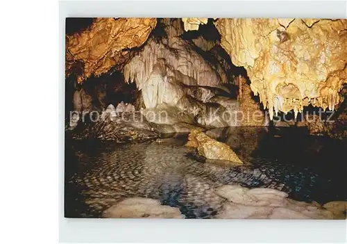 Hoehlen Caves Grottes Attendorn Tropfsteinhoehle Kristall See Neuer Teil Kat. Berge