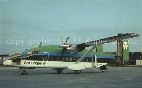 flugzeuge zivil El BEG Shorts 330 Aer Linus Kat. Airplanes Avions