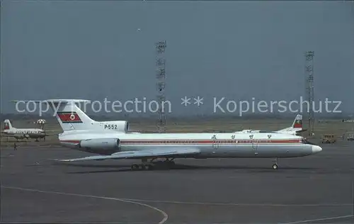 flugzeuge zivil CAAK Tupolev Tu 154B P 552 Kat. Airplanes Avions