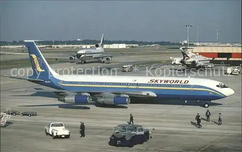 flugzeuge zivil Skyworld Air Lines Boeing 707 321B N454PC. Kat. Airplanes Avions