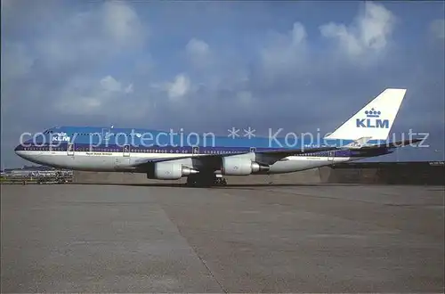 Flugzeuge zivil KLM Boeing 747 406 PH BFL Kat. Airplanes Avions