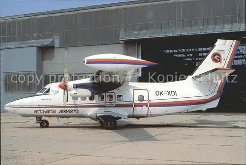 Flugzeuge zivil Archana Airways L 410UVP E20D OK XDI c n 922711 Kat. Airplanes Avions