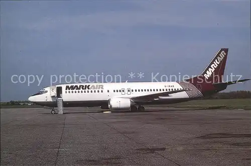 Flugzeuge zivil Markair G IEAE Boeing 737 Kat. Airplanes Avions