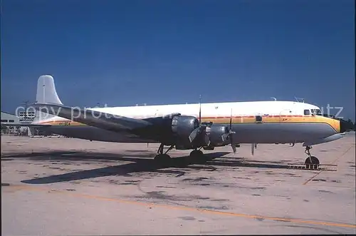 Flugzeuge zivil Haiti Air Freight HH SCA Douglas DC6B F c n 45225 873 Kat. Airplanes Avions