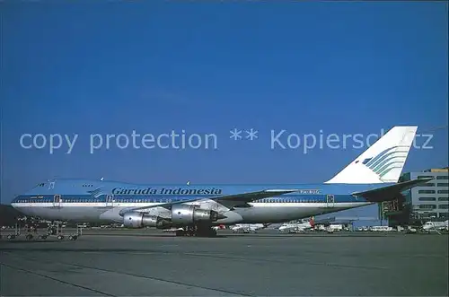 Flugzeuge zivil Boeing 747 206B Garuda Kat. Airplanes Avions