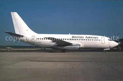 Flugzeuge zivil Britisch Airways Boeing 737 2U4 Kat. Airplanes Avions