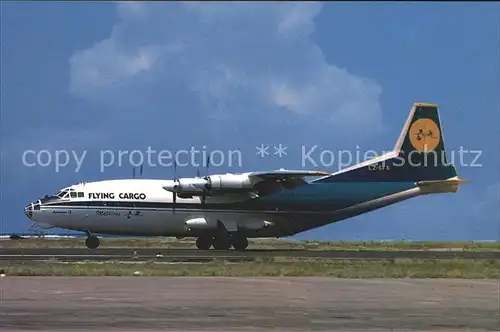 Flugzeuge zivil Antonov 12 Flying Cargo Maldives Kat. Airplanes Avions