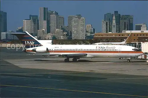 Flugzeuge zivil Boeing 727 254 US Air Schuttel Kat. Airplanes Avions