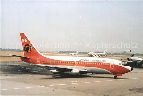 Flugzeuge zivil Boeing 737   2M2 D2 TAH TAAG Angola Airlines Kat. Airplanes Avions