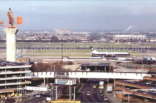 Flugzeuge zivil London Heathrow Airport Kat. Airplanes Avions