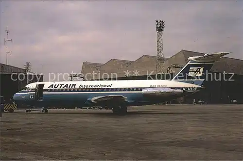 Flugzeuge zivil Autair International G AVOE BAC 1 11 416 EK Kat. Airplanes Avions