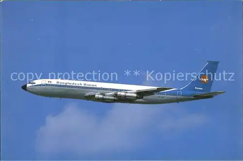 Flugzeuge zivil Bangladesh Biman B 707 351C S2 ABN Kat. Airplanes Avions
