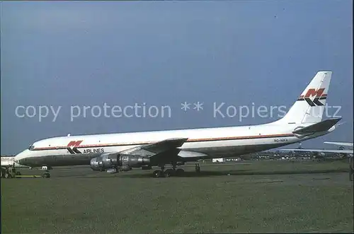 Flugzeuge zivil MK Airlines 9 G MKA DC8 Kat. Airplanes Avions