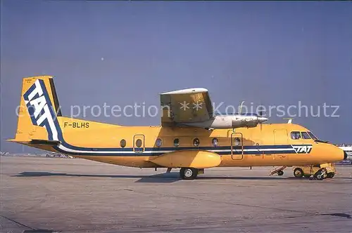 Flugzeuge zivil TAT Nord 262 B F BLHS Kat. Airplanes Avions