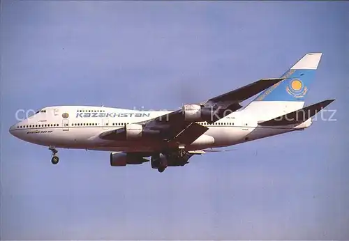 Flugzeuge zivil Boeing 747 SP 31 UN 001 Kazakhstan Kat. Airplanes Avions