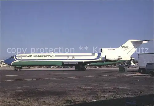 Flugzeuge zivil JD Valenciana Venezuela B727 230 Kat. Airplanes Avions