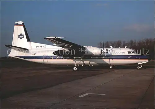 Flugzeuge zivil TMK Air Commuter Fokker F27 Mk600 Kat. Airplanes Avions