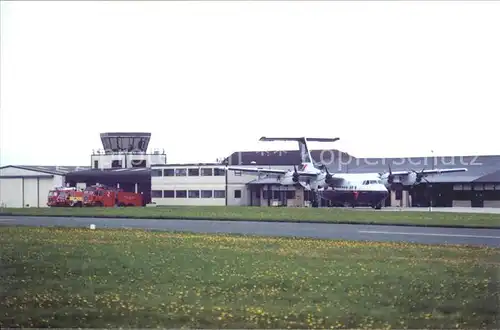 Flugzeuge zivil Plymouth City Airport Dash 7 G BRYC Kat. Airplanes Avions