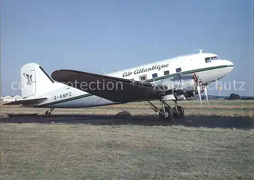 Flugzeuge zivil Air Atlantique McDDouglas DC 3 G AMPZ Kat. Airplanes Avions