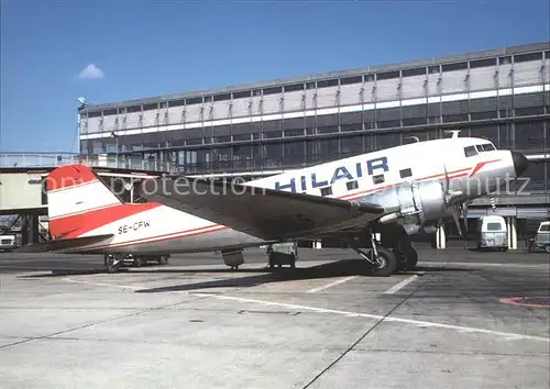 Flugzeuge zivil Douglas DC 3C Hilair Kat. Airplanes Avions