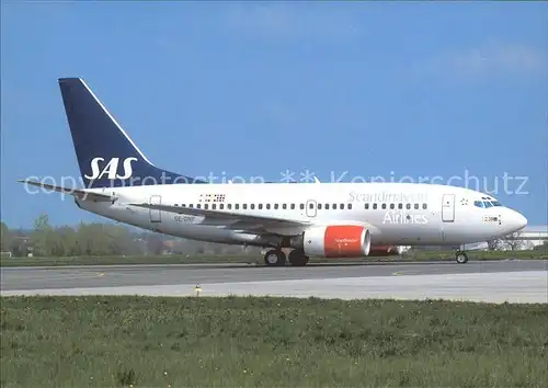 Flugzeuge zivil Boeing 737 683 Scandinavian Airlines Kat. Airplanes Avions