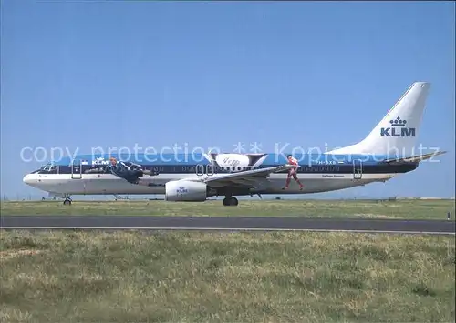 Flugzeuge zivil Boeing 737 8K2 KLM  Kat. Airplanes Avions