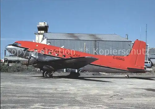 Flugzeuge zivil Kenn Borek Air Ltd. Douglas Super DC 3S (C 117D) D GGKG (cn 43354) Inuvik (YEV) Kat. Airplanes Avions