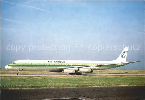 Flugzeuge zivil Air Afrique Super DC 8 63 (TU TCF) Paris Orly Kat. Airplanes Avions