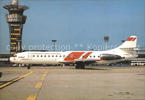 Flugzeuge zivil Europe Aero Service Super Caravelle 108 (F GDJU) Paris Orly Kat. Airplanes Avions