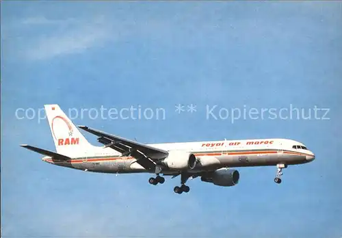 Flugzeuge zivil Royal Air Maroc Boeing 757 (CN RMT) Kat. Airplanes Avions