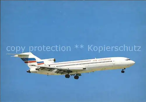 Flugzeuge zivil Air Charter Boeing 727 (F BPJV) Paris Orly Kat. Airplanes Avions