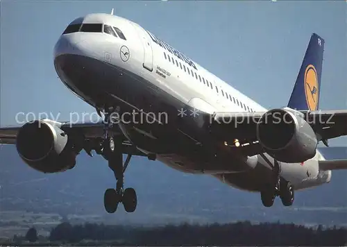 Flugzeuge zivil Lufthansa Airbus A320 200 Kat. Airplanes Avions