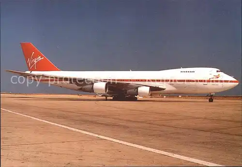 Flugzeuge zivil Virgin Boeing 747 212B G TKYO Faro Kat. Airplanes Avions