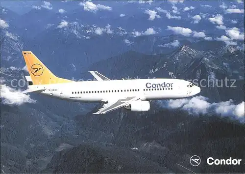 Flugzeuge zivil Condor Boeing 737 300 Kat. Airplanes Avions